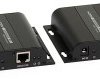 TR-HDMI-IP-P Konwerter sygnału HDMI-IP (extender) do 100m dla kat.5e z przedłużaczem pilota