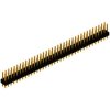 Pin header, 72 pole, pitch 2.54 mm, straight, black, SL 22 124 72 Z