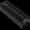 ST1030USBM USB 3.0 10 port hub, industrial with ESD protection