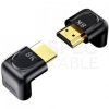 Przejście HDMI (wtyk / gniazdo) Adapter kątowy 90° / 270°