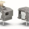 PCB terminal, 1 pole, pitch 10 mm, AWG 22-18, 10 A, push-in, gray, 235-851/333-000