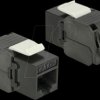 86267 Keystone Module RJ45 jack > LSA Cat.6A UTP black