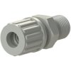 Screw-in fitting, L 45.5 mm, 10 bar, PP, for hose, 110858