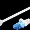 51534 Network cable Cat.6a U/UTP angled / straight, 0.25 m