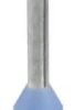 Insulated wire end ferrule, 0.25 mm², 12.5 mm/8 mm long, blue, 3201364