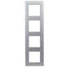 NILOE STEP Ramka 4 poczwórna aluminium szczotkowane 863894 LEGRAND