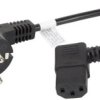 KABEL ZASILAJĄCY KĄTOWY IEC 320 C13 1.8M Lanberg