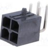 Złącze przewód-płytka gniazdo męskie PIN 4 Mega-Fit 600V 23A 172064-0004
