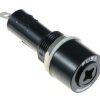 6.3 x 30mm Screw-Cap Round Fuse Holder 10A