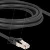 80754 RJ45 Network Cable Cat.8.1 S/FTP plug 45° left angled to plug st