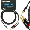 KLOTZ Kabel Audio mini Jack 3,5mm Stereo (wtyk) / 2x Jack 6,3mm Mono (wtyk) 0,9m