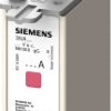 Bezpiecznik z wyśrodkowanym wyprowadzeniem 63A 500V ac NH000 F gG Siemens