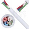 Kabel alarmowy YTDY 4x0,5mm biały 100V domofonowy drut Mercor