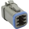Plug housing, for rectangular miniature plug, PX0105S06GY