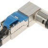 Wtyk Modularny Kątowy Ekranowany Rj45/Ftp6a-Hand-Kat