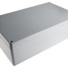 Obudowa Poliester szerokość zew. 250 mm długość zew. 402 mm wys. zew. 120 mm Fibox IP67 Szary