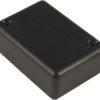 ABS enclosure, (L x W x H) 50 x 50 x 20 mm, black (RAL 9005), IP54, 1551RBK
