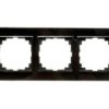 Sentia Ramka Potrójna Szklana Czarna 1473-61