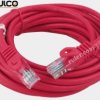 Patch cord UTP kat.5e CCA 5,0m czerwony 5P31