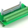 ELECTRONICS-SALON IDC60 Header Interface Module with Simple DIN Rail Mounting feet.