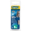 Rapid 5000670 Steel Rivet Nuts M3 (Pack 20 + Free Drill Bit)