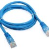 Patchcord FTP niebieski; kat. 5e, długość 5m
