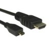 Kabel HDMI 1.5m A: HDMI B: Micro HDMI A: Męskie B: Męskie