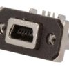 Musb-B151-34 Gniazdo Usb B Mini Musb Na Panel Na Pcb Przykręcany Tht Ip67
