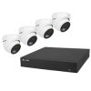 Rejestrator CCTV 4-kanał. + 4 kam. IP POE 5MPix + HDD 2TB zestaw monitoringu BLOW / 78-856