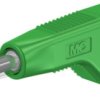 4 mm plug, screw connection, 1.0 mm², green, 64.9325-25