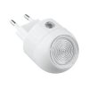 Lampka nocna LED z czujnikiem zmierzchu QM352 DPM, 1 W, 230 V, obrotowa 360°, biała