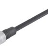 Sensor actuator cable, M9-cable plug, straight to open end, 8 pole, 5 m, PUR, black, 1 A, 79 1461 215 08