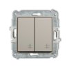 MINI Mechanizm łącznika podwójnego krzyżowego taupe 60MWP-66 KARLIK