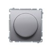 SIMON BASIC Ściemniacz naciskowo-obrotowy do LED ściemnialnych 230V (moduł) srebrny mat BMS9L.01/43 KONTAKT SIMON