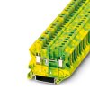 Listwa zaciskowa uziemienia Phoenix Contact 3046223 poziomy: 1 UT 4 Zielony, Żółty 0.14 to 6 mm² Śruba ATEX, IECEx