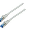 Patch cord S/FTP 6a linka CCA LSZH szary 10m 26AWG Żyły: 8 PCF6A-10CC-1000-S