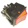 WA-12P czarny 230V/16A wł. podś. czerwony Jonex