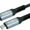 Kabel VALUE USB4 Gen3x2, 40 Gbit/s, 240 W, czarny, 1 m