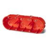 Puszka podtynkowa PK-3x60 do ścian pustych pomarańczowa 0234-00 ELEKTRO-PLAST NASIELSK