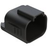 Protective cap, black, IP67 for plug, straight, AT series, AT06-4S-CAP