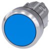 Napęd Przycisku 22Mm Niebieski Płaski Z Samopowrotem Metalowy Ip69k Sirius...