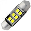 Żarówka sam. 6 LED SMD 5050 12V ( rurkowa ) biała