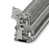 Złączka szynowa bezpiecznikowa 5x20 2-przewodowa 4mm2 szara LED 24V AC/DC UT 4-HESILED 24 (5X20) GY 3074172 /50szt./