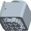 TE Connectivity Obudowa złącza pin żeńskiego na kabel HDSCS, MCP Ilość pinów 4 4-1418390-1 1 szt.