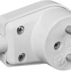 Wtyczka kątowa 220-01 16A 250V IP20 BIAŁA VIPLAST 220-01