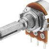 Monacor 0012230 VRA-100M100 Potencjometr obrotowy 0.1 W 100 kΩ 1 szt.