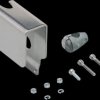 Mounting kit, with device protection, round profile, Ø 14 mm for optoelectronic sensors, E20791