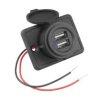 Ładowarka samochodowa 2xUSB 5V/4.8A do zabudowy
