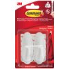3M 17081 Medium White Designer Hooks (Pack 2)