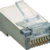 Plug, RJ45, 8 pole, 8P8C, Cat 3, IDC connection, cable assembly, P 129 S